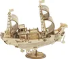RoboTime 3D Holzpuzzle Japanisches Segelschiff Produktbild-Vorschau 6