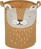 A product shot of a fabric storage bin designed to look like a lion's face. Náhľad obrázku produktu