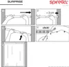 Duschvorhangstange Suprise 75x125 weiß Produktbild-Vorschau 12