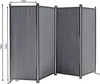 A four-panel folding screen or room divider, shown from a slightly angled front view. Produktbild-Vorschau