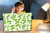 MuchoWow® Laptop Aufkleber Sticker Cover Gurke - Gemüse - Produktbild-Vorschau 3