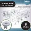 McFilter | 8x Korbrollen für Unterkorb, geeignet für AEG Produktbild-Vorschau 2