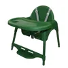 A green high chair is shown against a white background. Produktbild-Vorschau