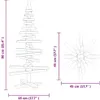 vidaXL Arbre de Noël en bois à décorer 90 cm Pin massif Voir les images du produit 7