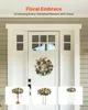VEVOR Couronne de fleurs artificielles, 340x340x90 mm, Voir les images du produit 4