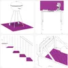 vidaXL : 2 marches d'escalier, 70 x 40 cm, argent, Voir les images du produit 7