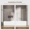 S'AFIELINA Cabine de douche pliante en 2 pièces pour Voir les images du produit 8
