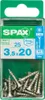 Set di 25 viti SPAX in acciaio inox testa svasata torx, Anteprima dell’immagine prodotto 4