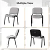 A collage of four images showing a light gray chair from different angles. Náhľad obrázku produktu