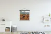 MuchoWow® Textilposter Hirsch - Baum - Herbst 60x60 cm mit Produktbild-Vorschau 2