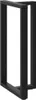 Möbel Bartischbeine T-Form 2 Stk. Schwarz 60x35x(110-111) Produktbild-Vorschau 4