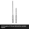 Einhell 5-tlg. SDS Plus Hammerbohrer-Set, 4-Cut, 110/160 Produktbild-Vorschau 16
