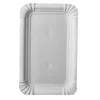 450 Teller, Pappe pure eckig 13 cm x 20 cm weiss Produktbild-Vorschau 5