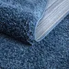 Shaggy Hochflor Teppich Wohnzimmer - 230x320 cm - Blau - Produktbild-Vorschau 4
