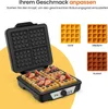 Goliving Waffeleisen – für 4 Waffeln – 24 x 24 cm – Produktbild-Vorschau 4