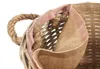 Kobolo Holztrage 1870 oval Rattan grau mit Jutestoff - Produktbild-Vorschau 4