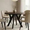 Runder Ausziehbarer Tisch für Esszimmer, PERO, Loft-Stil, Produktbild-Vorschau 2
