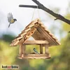 KOTARBAU® Ptačí budka na zavěšení 36 x 27,5 x 30 cm Dřevěná Náhled obrázku produktu 2