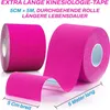 Kinesiologie Tape Sporttape Physiotape Fix Bandage 5m x 5cm Produktbild-Vorschau 2