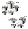Tefal Duetto A705S9, pannenset, roestvrij staal, roestvrij Productafbeelding-voorbeeld 2