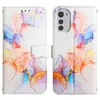Moto E32 Hülle, Marmor Motiv Kunstleder Tasche Wallet Produktbild-Vorschau 2