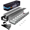 Werkfox 2er Pack Kabelkanal Organizer Grau aus massivem Produktbild-Vorschau 1