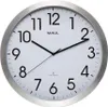 MAUL Wanduhr MAULmove Ø 40 x 5.1 cm funkgesteuert Aluminium Produktbild-Vorschau 1