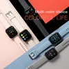 A collection of smartwatches in various colors, displayed diagonally against a multi-colored background. Náhled obrázku produktu