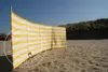 Strandwindschutz 5 m, gelb/weiß, Polyacryl-Windschutz – 5 m Produktbild-Vorschau 2