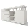 Flieks Kommode Wohnzimmerschrank mit LED, Sideboard mit 4 Produktbild-Vorschau 11