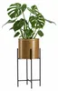 Howhomely | Porte-fleurs - Or-Noir - Hauteur 55 cm - En Voir les images du produit 8