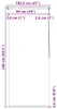 vidaXL Sprchová roleta 100x240 cm s bublinkovým vzorom Náhľad obrázku produktu 7