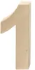 Glorex Papp-Zahl 1 17,5 x 5,5 cm Produktbild-Vorschau 2