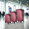 Set de 3 Valises Trolley Rigides - ABS - rouge Voir les images du produit 9