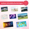 A collage of different desk mat designs for children. Náhled obrázku produktu