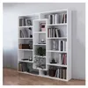 ModernHome WYJ-400 Knihovna 135,5 x 126 x 20 cm, 14 polic, Náhled obrázku produktu 3