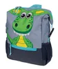 Fabrizio Drache Reißverschluss Kinderrucksack grau Produktbild-Vorschau 2