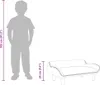 Kindersofa Braun 70x40x24 cm Stoff Produktbild-Vorschau 9