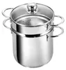 Kopf Pastatopf Makkaroni (Edelstahl, Induktion, Ø 20 cm, Produktbild-Vorschau 1