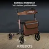 AREBOS ľahký rolátor, rolátory, 6-pozičné nastavenie výšky, Náhľad obrázku produktu 7