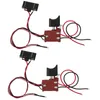 Two identical power tool trigger switches with wires and connectors are shown against a white background. Podgląd zdjęcia produktu