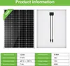 120W Wohnmobil Set Solaranlage Komplettpaket 12V Solarmodul Produktbild-Vorschau 2