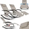 tectake® Gartenliege Taya, ergonomisch, Schwingfunktion Produktbild-Vorschau 9