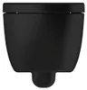 Soho Whirlflush Hänge Wand WC Spülrandlos Toilette Schwarz Produktbild-Vorschau 1