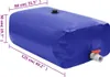 Wassertank mit Wasserhahn Faltbar 500 L PVC Produktbild-Vorschau 7