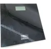 A black digital bathroom scale on a white background. Podgląd zdjęcia produktu