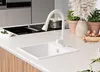 PRIMAGRAN Granitspüle Weiß 38x44cm, Spülbecken 1 Becken + Produktbild-Vorschau 7