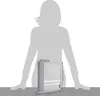 A silhouette of a person holding a gray organizer case with dimensions indicated. Anteprima dell’immagine prodotto