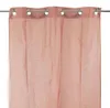 Gardine aus 100% Baumwolle - Terrakotta - 105x250 cm Produktbild-Vorschau 2
