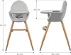 Kinderkraft FINI 2 Hochstuhl 2in1 - Verstellbares Tablett - Produktbild-Vorschau 7